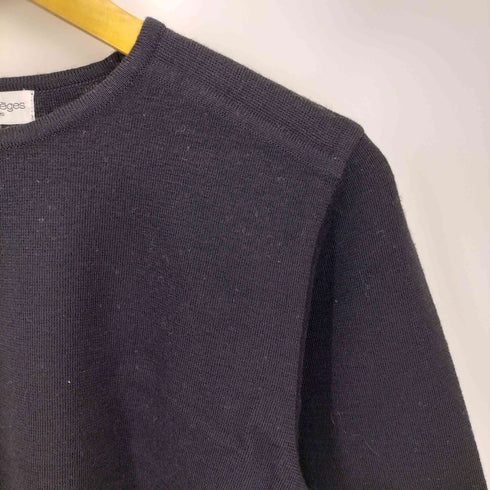 クレージュ courreges センター ロゴ 刺繍 プルオーバー ニット レディース JPN:9号