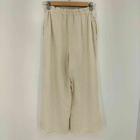ボールジー BALLSEY セルロースリネン イージーセミフレアパンツ レディース JPN:36