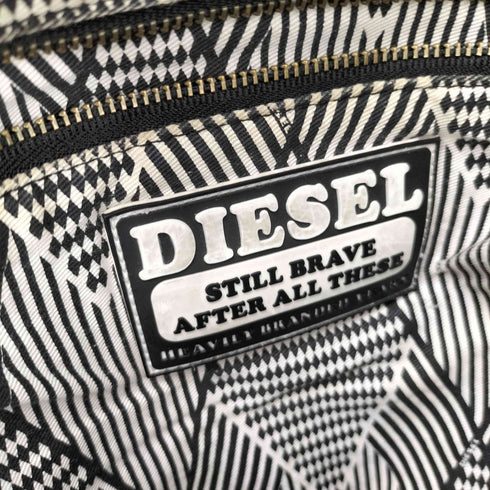 ディーゼル DIESEL 00S Canvas logo shoulder bag ロゴ キャンバス ショルダーバッグ Y2K メンズ
