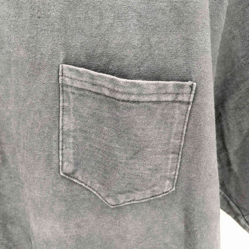 レミレリーフ REMI RELIEF 26SS Pocket T-shirt 別注 製品染め ウォッシュド ダイ ビンテージ 加工 無地 ブランク S/S ポケット ボックス Tシャツ メンズ JPN:L