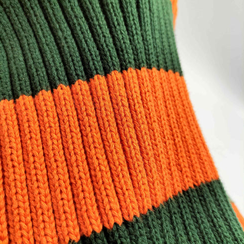 ポロバイラルフローレン Polo by RALPH LAUREN Crest patch striped cotton scarf / shawl クレストワッペン ボーダー コットン マフラー ストール レディース