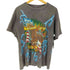 American Thunder アメリカンサンダー The Strong Survive イーグル サンダー 両面プリント クルーネックTシャツ 袖裾シングル フェード メンズ