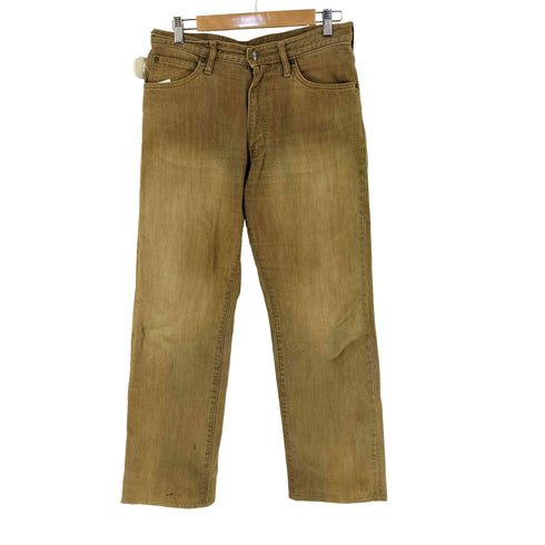 ラングラー Wrangler ストレート ジップフライ ブラウン デニムパンツ W0344 メンズ 30