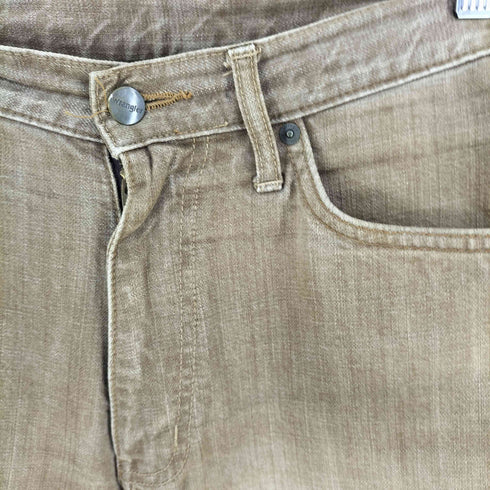 ラングラー Wrangler ストレート ジップフライ ブラウン デニムパンツ W0344 メンズ 30