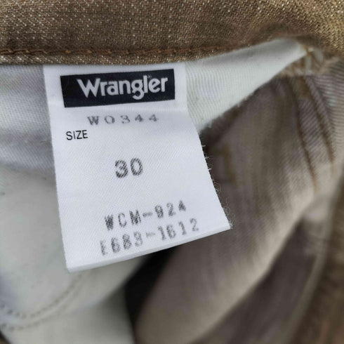 ラングラー Wrangler ストレート ジップフライ ブラウン デニムパンツ W0344 メンズ 30