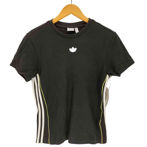 アディダスオリジナルス adidas Originals 3-Stripes Crewneck T-Shirt スリーストライプス S/S クルーネック Tシャツ レディース import:M