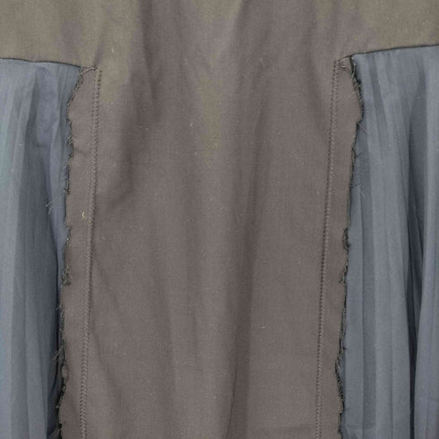 メゾンマルジェラ Maison Margiela 17ss シフォンプリーツ切替ワンピース レディース