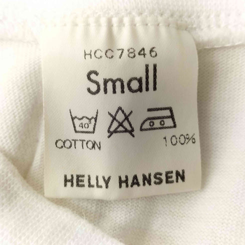 ヘリーハンセン HELLY HANSEN 90S ロゴ ワッペン 両面 プリント Vネック Tシャツ シングルステッチ メンズ import:S