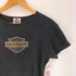 ハーレーダビッドソン HARLEY-DAVIDSON Beaded Logo Embroidered Crewneck T-Shirt ビーズ ロゴ刺繍 S/S クルーネック Tシャツ Y2K レディース import:L