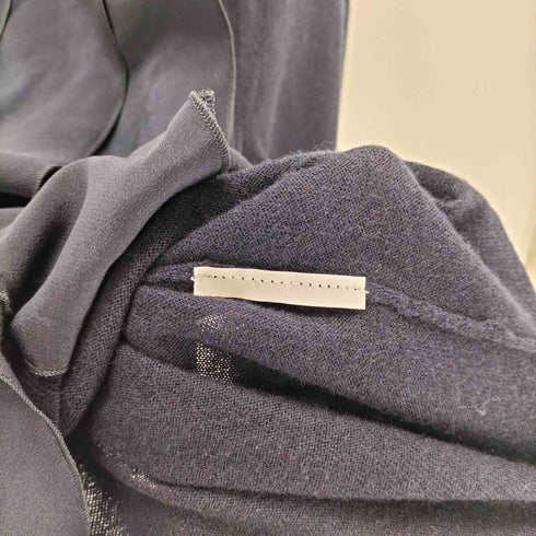 マックスマーラ MAX MARA 異素材切替 フリル ニットカーディガン レディース