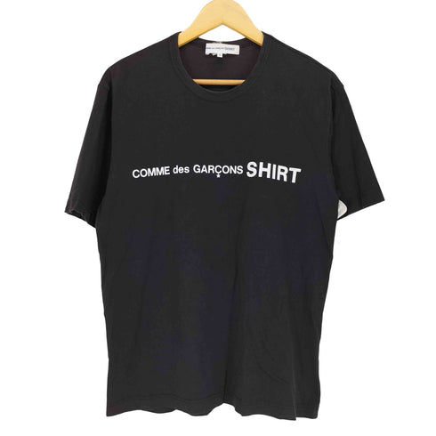 コムデギャルソンシャツ COMME des GARCONS SHIRT ロゴ プリント クルーネック 半袖 Tシャツ メンズ X