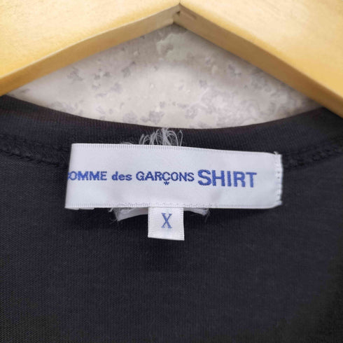 コムデギャルソンシャツ COMME des GARCONS SHIRT ロゴ プリント クルーネック 半袖 Tシャツ メンズ X