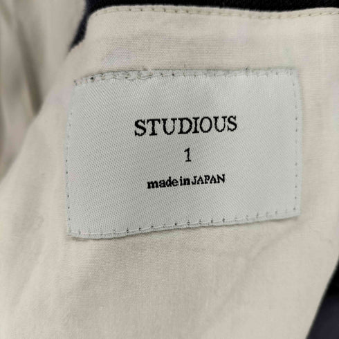 ステュディオス STUDIOUS リネン ステンカラー コート メンズ JPN:1