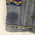 デシグアル Desigual 異素材切替 クロシェ編み 刺繍 デニムジャケット レディース 38