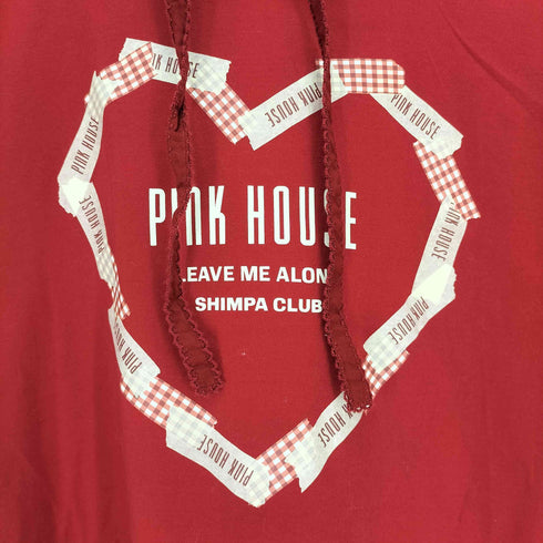 ピンクハウス PINK HOUSE 24aw ハートプリントフードワンピース レディース FREE