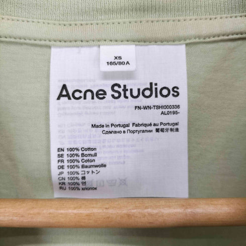 アクネストゥディオズ ACNE STUDIOS クルーネック 半袖 Tシャツ メンズ XS