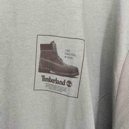 ティンバーランド Timberland イエローブーツプリント ロングスリーブカットソー メンズ JPN:XL
