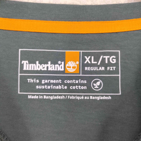 ティンバーランド Timberland イエローブーツプリント ロングスリーブカットソー メンズ JPN:XL