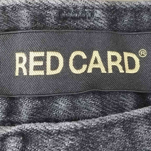 レッドカード REDCARD Anniversary - Slim Tapered アニバーサリー スリム テーパード ブラック デニム パンツ レディース 24inch