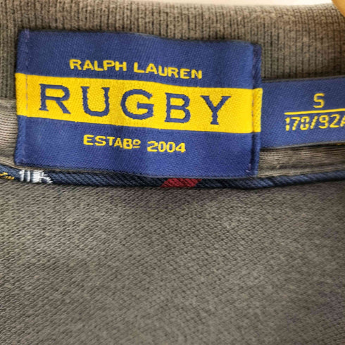 ラグビーラルフローレン Rugby Ralph Lauren 00S New Zealand ビッグRR刺繍 S/S ラガー ポロ シャツ メンズ import:S