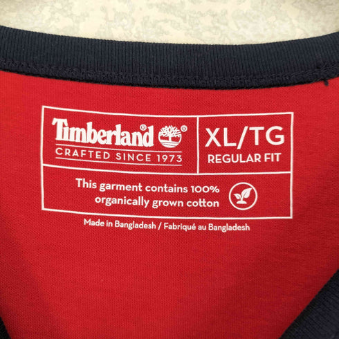 ティンバーランド Timberland ロゴプリント リンガーTシャツ メンズ JPN:XL