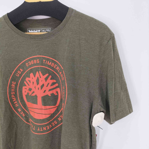 ティンバーランド Timberland ロゴプリント クルーネックTシャツ メンズ JPN:XL