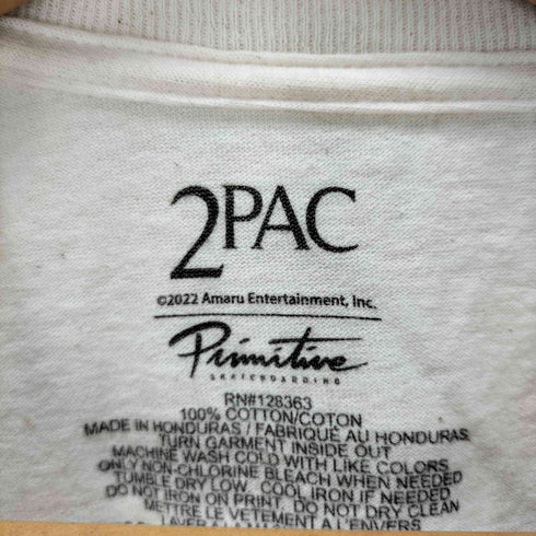 プリミティブ primitive コラボ ヒップホップ アーティスト フォト 両面 プリント Tシャツ コピーライト2022 メンズ import:L