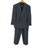 ランバン LANVIN 背抜き ダブルプレストジャケット 2タック センタープレス スラックス スーツ セットアップ メンズ M46-34-82
