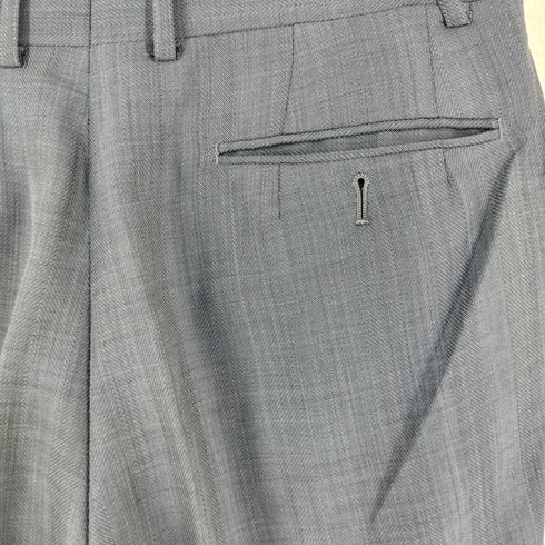ランバン LANVIN 背抜き ダブルプレストジャケット 2タック センタープレス スラックス スーツ セットアップ メンズ M46-34-82