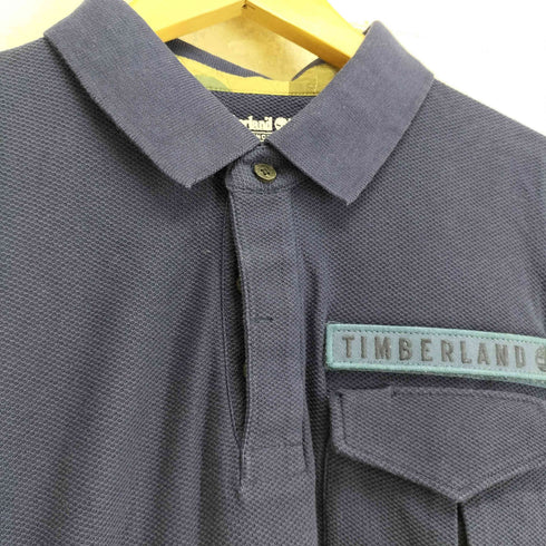 ティンバーランド Timberland 鹿の子 ショートスリーブ ポロシャツ メンズ JPN:L