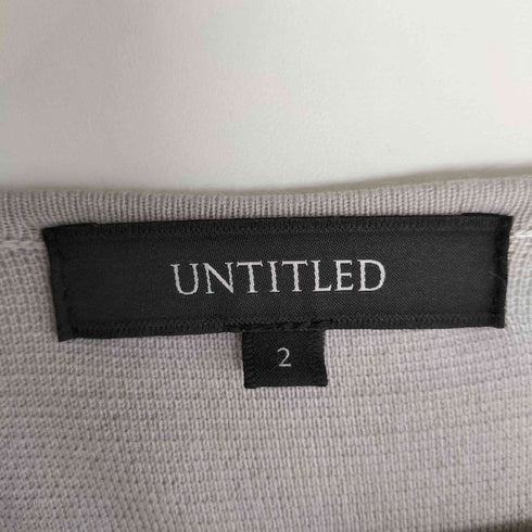 アンタイトル UNTITLED きれいめ洗える ミラノリブ ロングニットカーディガン レディース JPN:2