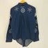デシグアル Desigual CAM Dresde フローラル刺繍 デニムシャツ レディース import:XXL
