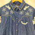 デシグアル Desigual CAM Dresde フローラル刺繍 デニムシャツ レディース import:XXL