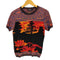 デシグアル Desigual イラストプリント デザイン半袖ニットTシャツ レディース import:M