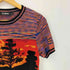 デシグアル Desigual イラストプリント デザイン半袖ニットTシャツ レディース import:M