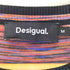 デシグアル Desigual イラストプリント デザイン半袖ニットTシャツ レディース import:M