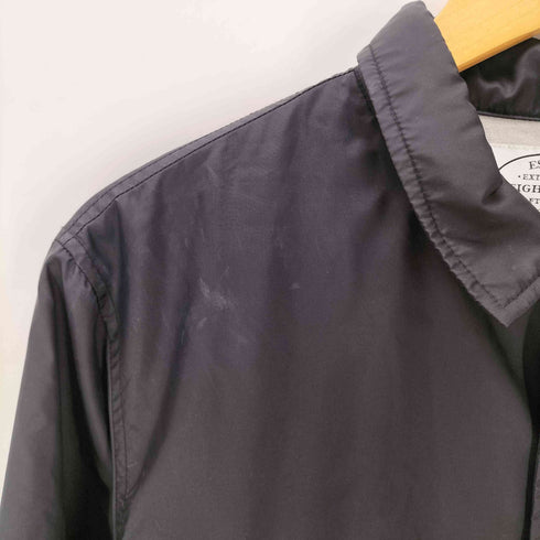 ネイバーフッド NEIGHBORHOOD BROOKS HEAD / N-JKT 両面 プリント ブラック ナイロン コーチ ジャケット メンズ JPN:M