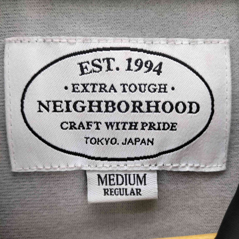 ネイバーフッド NEIGHBORHOOD BROOKS HEAD / N-JKT 両面 プリント ブラック ナイロン コーチ ジャケット メンズ JPN:M