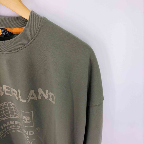 ティンバーランド Timberland 両面プリント クルーネックスウェット メンズ JPN:L