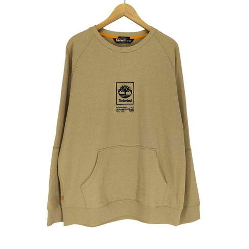 ティンバーランド Timberland ロゴ刺繍 カンガルーポケット クルーネックスウェット メンズ JPN:XL
