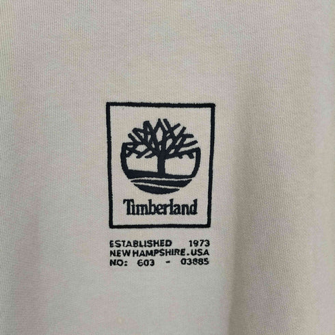 ティンバーランド Timberland ロゴ刺繍 カンガルーポケット クルーネックスウェット メンズ JPN:XL