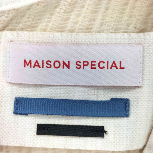 メゾンスペシャル MAISON SPECIAL プリーツブルーゼワンピース レディース FREE