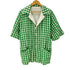 ネサンス NAISSANCE 20SS GINGHAM PILE REVERSIBLE SHIRT ギンガム パイル リバーシブル シャツ メンズ JPN:M