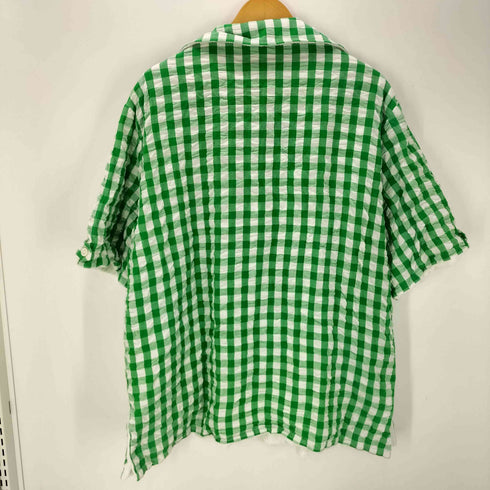 ネサンス NAISSANCE 20SS GINGHAM PILE REVERSIBLE SHIRT ギンガム パイル リバーシブル シャツ メンズ JPN:M