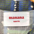 マナナ MANANA オリジナルプリントツイードチェックワンピース レディース FREE