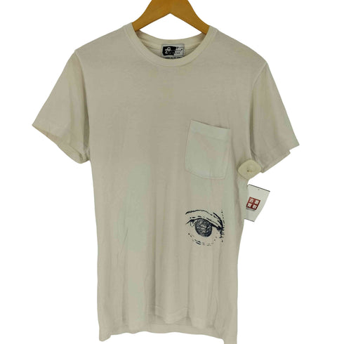 エンジニアードガーメンツ Engineered Garments 旧タグ プリント クルーネック Tシャツ メンズ JPN:M