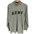 ユーエスアーミー U.S. ARMY アメリカ陸軍 ARMY プリント L/S モックネック トレーニング Tシャツ メンズ