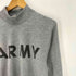 ユーエスアーミー U.S. ARMY アメリカ陸軍 ARMY プリント L/S モックネック トレーニング Tシャツ メンズ