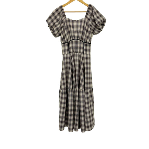 CALNAMUR カルナムール 25SS チェックブロッキングワンピース レディース import:M