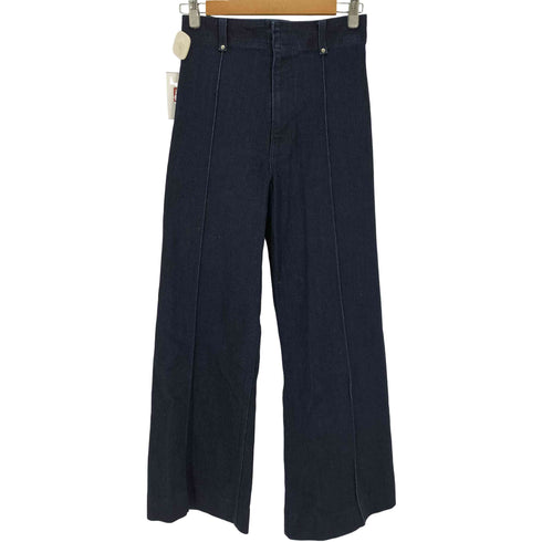 ザラ ZARA ZW COLLECTION WIDE-LEG ハイライズデニムパンツ レディース JPN:36